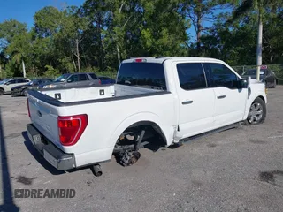 2023 Ford F-150 XL with VIN 1FTEW1CP1PKE62116, listed as a IAAI auction lot 41825434 with 27,908 mi miles. Bid and sale history available at carsss.com. Image 4.