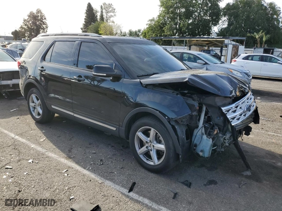 2018 Ford Explorer XLT with VIN 1FM5K7D88JGC72244, listed as a Copart auction lot 51465125 with 76,336 mi miles and Salvage Title. Bid and sale history available at carsss.com. Image 4.