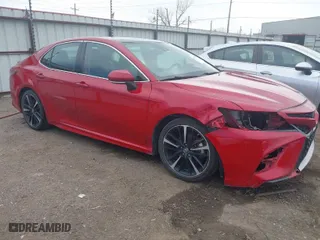 2019 Toyota Camry XSE with VIN 4T1B61HK7KU259014, listed as a IAAI auction lot 41771388 with 76,589 mi miles. Bid and sale history available at carsss.com. Image 1.