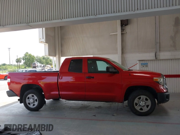 2019 Toyota Tundra SR with VIN 5TFRM5F16KX141657, listed as a IAAI auction lot 42395908 with 157,629 mi miles and . Bid and sale history available at DreamBid. Image 13.