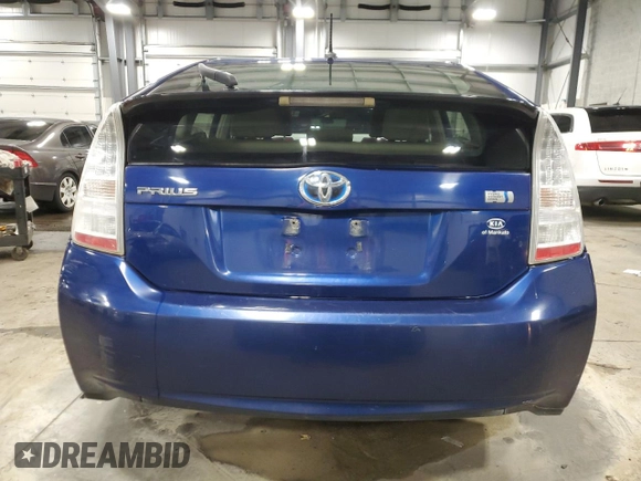 2011 Toyota Prius I with VIN JTDKN3DU4B0319199, listed as a Copart auction lot 85914934 with 317,409 mi miles and Salvage Title. Bid and sale history available at carsss.com. Image 6.
