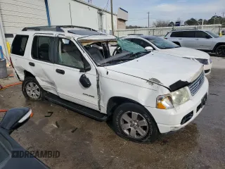 2005 Ford Explorer XLT with VIN 1FMZU63K45UC05666, listed as a Copart auction lot 45908855 with Not provided miles and Non repairable. Bid and sale history available at DreamBid. Image 4.