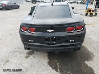 2013 Chevrolet Camaro LS with VIN 2G1FE1E37D9214458, listed as a Copart auction lot 87059004 with 107,914 mi miles and Salvage Title. Bid and sale history available at carsss.com. Image 6.