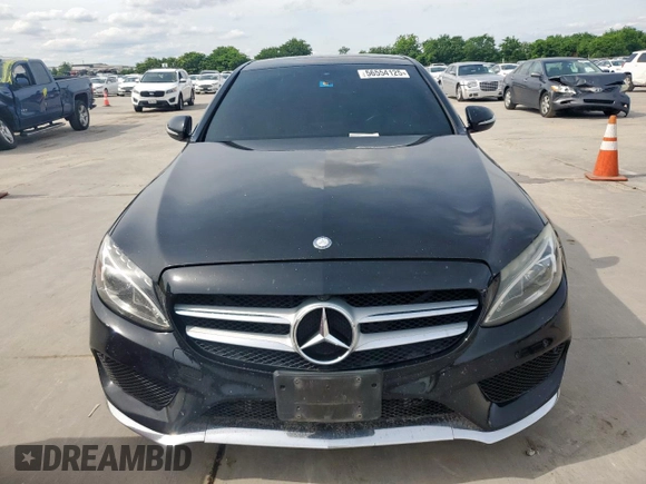 2015 Mercedes-Benz C 300 with VIN 55SWF4JB5FU089833, listed as a Copart auction lot 56554125 with 268,624 mi miles and Clean Title. Bid and sale history available at DreamBid. Image 5.