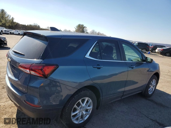 2024 Chevrolet Equinox LT with VIN 3GNAXUEG9RL138687, listed as a Copart auction lot 47058015 with 10,509 mi miles and Salvage Title. Bid and sale history available at DreamBid. Image 3.