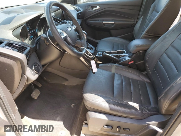 2014 Ford Escape Titanium with VIN 1FMCU9J95EUD18808, listed as a Copart auction lot 52397845 with 136,441 mi miles and Salvage Title. Bid and sale history available at carsss.com. Image 7.