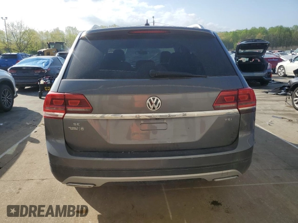 2018 Volkswagen Atlas SE with VIN 1V2CP2CAXJC595138, listed as a Copart auction lot 53456855 with 161,976 mi miles and Clean title. Bid and sale history available at DreamBid. Image 6.