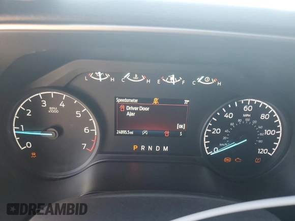 2023 Ford F-150 XL with VIN 1FTEX1CP8PKE67066, listed as a Copart auction lot 43730895 with 24,895 mi miles and Clean title. Bid and sale history available at DreamBid. Image 9.