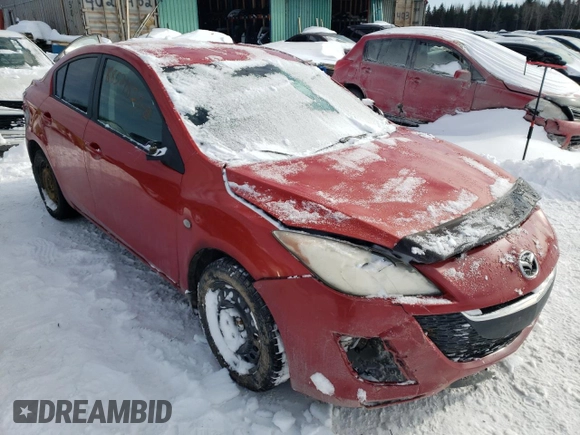 2010 Mazda 3 i SV with VIN JM1BL1SF4A1230188, listed as a Copart auction lot 88521825 with 195,460 mi miles and Non Repairable. Bid and sale history available at DreamBid. Image 4.