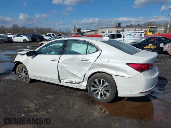 2017 Acura TLX w/Technology Pkg with VIN 19UUB1F5XHA001197, listed as a IAAI auction lot 41530789 with 65,747 mi miles. Bid and sale history available at carsss.com. Image 17.