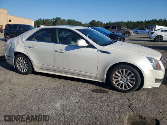 2013 Cadillac CTS Luxury with VIN 1G6DE5E58D0150340, listed as a Copart auction lot 48516525 with 106,972 mi miles and Salvage Title. Bid and sale history available at carsss.com. Image 4.