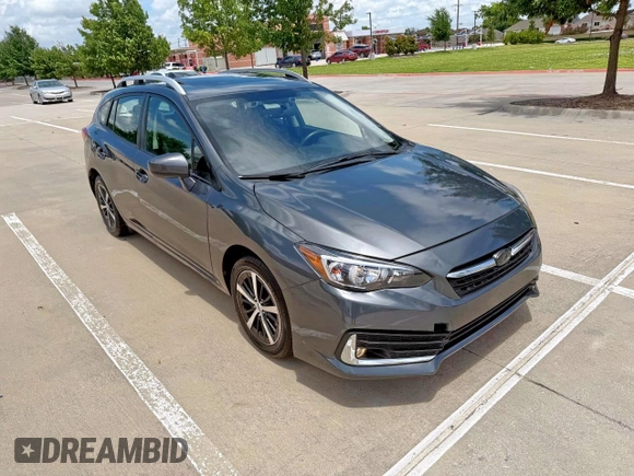 2022 Subaru Impreza Premium with VIN 4S3GTAD6XN3708191, listed as a Copart auction lot 65041045 with 50,145 mi miles and Clean title. Bid and sale history available at DreamBid. Image 1.