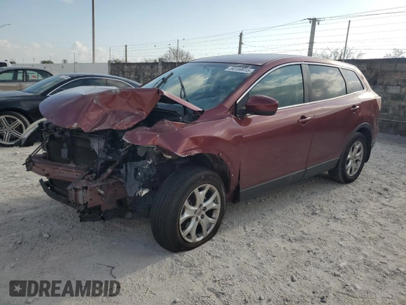 2012 Mazda CX-9 Touring with VIN JM3TB2CA4C0354512, listed as a Copart auction lot 54159915 with Not provided miles and Salvage title. Bid and sale history available at DreamBid. Image 1.