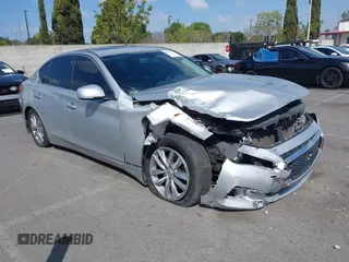 2014 Infiniti Q50 Premium z VIN JN1BV7AP9EM684709, wystawiony jako IAAI lot #41901877 z przebiegiem 91 425 mil mil oraz . Historia ofert i sprzedaży dostępna na DreamBid. Obrazek 1.