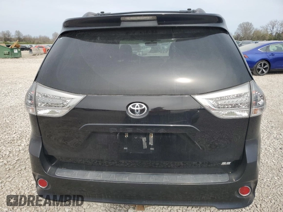 2012 Toyota Sienna SE with VIN 5TDXK3DC5CS255050, listed as a Copart auction lot 53136475 with 182,694 mi miles and Salvage title. Bid and sale history available at DreamBid. Image 6.
