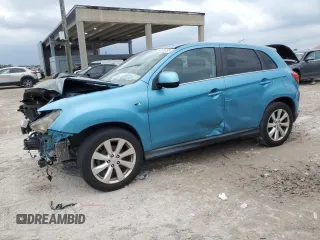 2014 Mitsubishi Outlander SE z VIN 4A4AP4AU2EE020696, wystawiony jako Copart lot #59438435 z przebiegiem Nie podano mil oraz Szkoda całkowita • Salvage title. Historia ofert i sprzedaży dostępna na DreamBid. Obrazek 1.