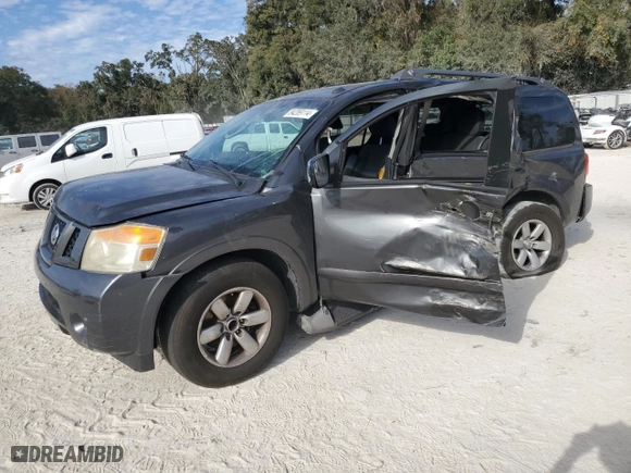 2012 Nissan Armada SV with VIN 5N1AA0ND1CN610912, listed as a Copart auction lot 84289114 with 208,968 mi miles and Salvage Title. Bid and sale history available at carsss.com. Image 1.