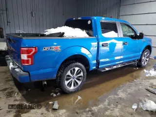 2020 Ford F-150 XL with VIN 1FTEW1EP3LFB83329, listed as a Copart auction lot 45917085 with 101,300 mi miles and Salvage Title. Bid and sale history available at DreamBid. Image 3.