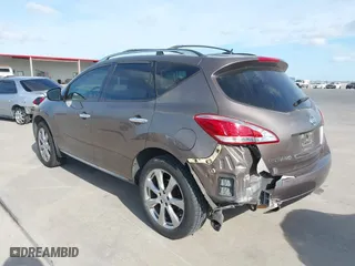 2013 Nissan Murano LE with VIN JN8AZ1MU4DW206443, listed as a IAAI auction lot 41828019 with 160,562 mi miles. Bid and sale history available at carsss.com. Image 3.