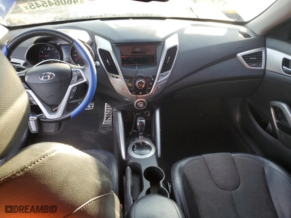 2012 Hyundai Veloster w/Gray Int with VIN KMHTC6AD0CU070440, listed as a Copart auction lot 46064545 with 219,449 mi miles and Salvage Title. Bid and sale history available at carsss.com. Image 8.