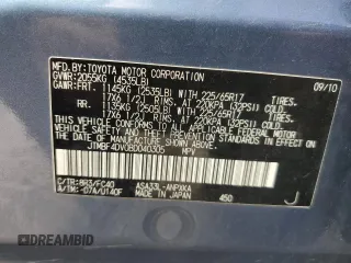 2011 Toyota RAV4 with VIN JTMBF4DV0BD040305, listed as a Copart auction lot 51442035 with Not Provided miles and Salvage Title. Bid and sale history available at DreamBid. Image 15.