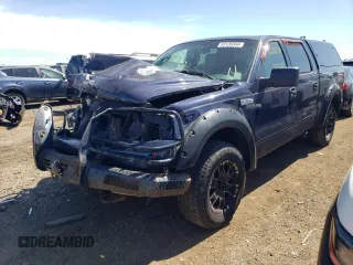 2004 Ford F-150 XLT with VIN 1FTPW14524KA83255, listed as a Copart auction lot 53126354 with 253,357 mi miles and Salvage Title. Bid and sale history available at carsss.com. Image 1.