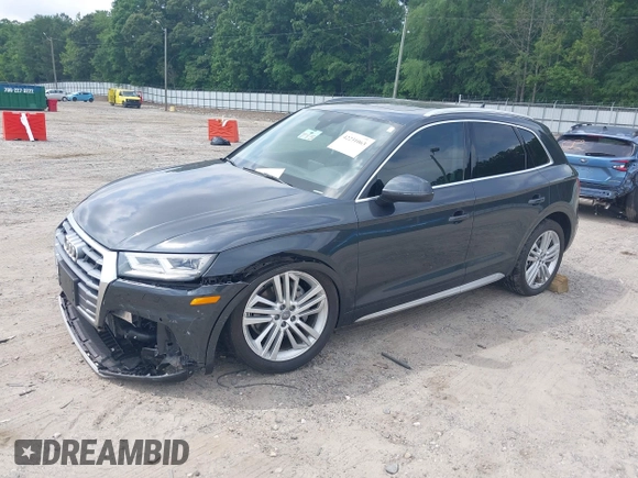 2020 Audi Q5 Premium Plus with VIN WA1BNAFY8L2072659, listed as a IAAI auction lot 42231063 with 32,800 mi miles and . Bid and sale history available at DreamBid. Image 17.