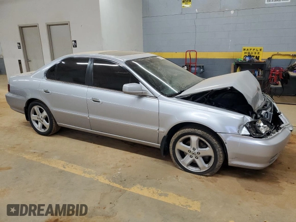 2003 Acura TL Type S with VIN 19UUA56803A016904, listed as a Copart auction lot 42394505 with 141,899 mi miles and Salvage Title. Bid and sale history available at carsss.com. Image 4.