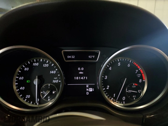 2012 Mercedes-Benz M 350 with VIN 4JGDA5HB5CA037038, listed as a Copart auction lot 63497135 with 181,471 mi miles and Clean title. Bid and sale history available at DreamBid. Image 9.