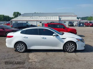 2016 Kia Optima EX with VIN 5XXGU4L38GG091950, listed as a IAAI auction lot 42440645 with 65,356 mi miles and . Bid and sale history available at DreamBid. Image 13.