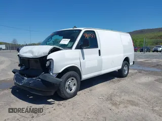 2019 Chevrolet Express Cargo with VIN 1GCWGAFP6K1369099, listed as a IAAI auction lot 42069329 with 74,624 mi miles. Bid and sale history available at carsss.com. Image 2.