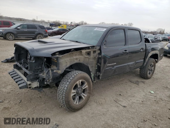 2016 Toyota Tacoma SR with VIN 3TMCZ5AN3GM038162, listed as a Copart auction lot 49446695 with 236,705 mi miles and Salvage Title. Bid and sale history available at carsss.com. Image 1.