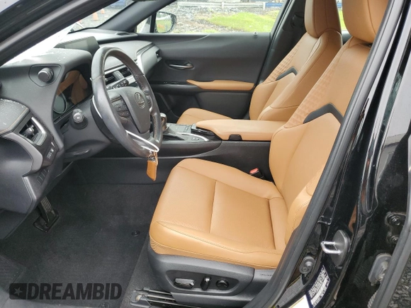 2021 Lexus UX 250h with VIN JTHP9JBH4M2052480, listed as a Copart auction lot 59948845 with 22,033 mi miles and Salvage title. Bid and sale history available at DreamBid. Image 7.