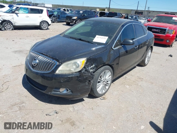 2014 Buick Verano Convenience Group with VIN 1G4PR5SKXE4143484, listed as a IAAI auction lot 41794931 with 114,097 mi miles. Bid and sale history available at carsss.com. Image 2.