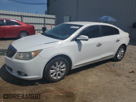 2013 Buick LaCrosse with VIN 1G4GA5ER0DF302189, listed as a Copart auction lot 54475545 with 157,615 mi miles and Salvage Title. Bid and sale history available at DreamBid. Image 1.