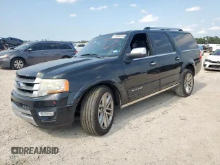2015 Ford Expedition Max Platinum z VIN 1FMJK1LT5FEF24973, wystawiony jako Copart lot #57998415 z przebiegiem 252 476 mil mil oraz Szkoda całkowita • Salvage title. Historia ofert i sprzedaży dostępna na DreamBid. Obrazek 1.