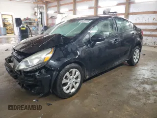 2012 Kia Rio LX with VIN KNADM4A32C6086335, listed as a Copart auction lot 44981535 with 145,806 mi miles and Salvage Title. Bid and sale history available at carsss.com. Image 1.