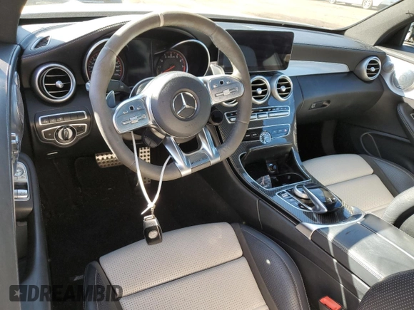 2019 Mercedes-Benz C 63 S AMG with VIN WDDWJ8HB5KF855455, listed as a Copart auction lot 49669255 with 35,982 mi miles and Salvage title. Bid and sale history available at DreamBid. Image 8.