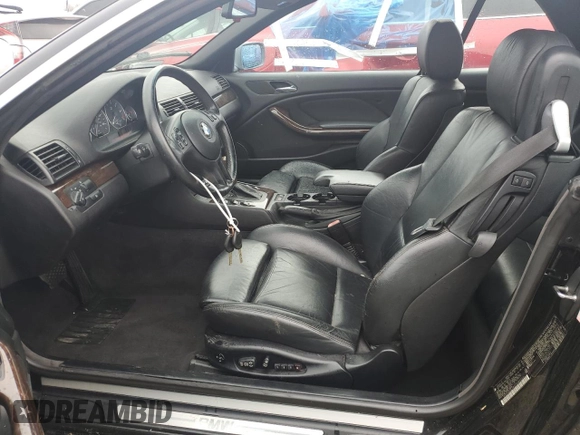 2001 BMW 3 Series 330Ci with VIN WBABS53491JU84547, listed as a Copart auction lot 87298284 with 82,210 mi miles and Salvage Title. Bid and sale history available at carsss.com. Image 7.