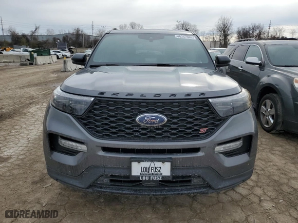2021 Ford Explorer ST with VIN 1FM5K8GC3MGB79173, listed as a Copart auction lot 46247065 with 97,845 mi miles and Salvage Title. Bid and sale history available at carsss.com. Image 5.