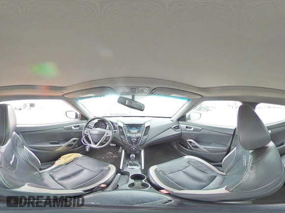 2013 Hyundai Veloster Turbo z VIN KMHTC6AE2DU158240, wystawiony jako Copart lot #54719205 z przebiegiem 147 652 mil mil oraz Szkoda całkowita • Salvage title. Historia ofert i sprzedaży dostępna na DreamBid. Obrazek 14.