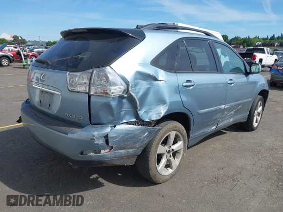 2005 Lexus RX 330 with VIN 2T2HA31U85C083446, listed as a IAAI auction lot 42214560 with 144,472 mi miles and . Bid and sale history available at DreamBid. Image 4.