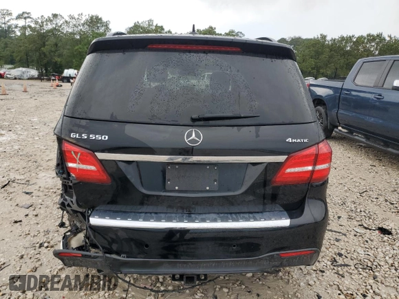 2018 Mercedes-Benz GLS 550 with VIN 4JGDF7DE7JB055495, listed as a Copart auction lot 54643304 with 72,898 mi miles and Clean Title. Bid and sale history available at DreamBid. Image 6.