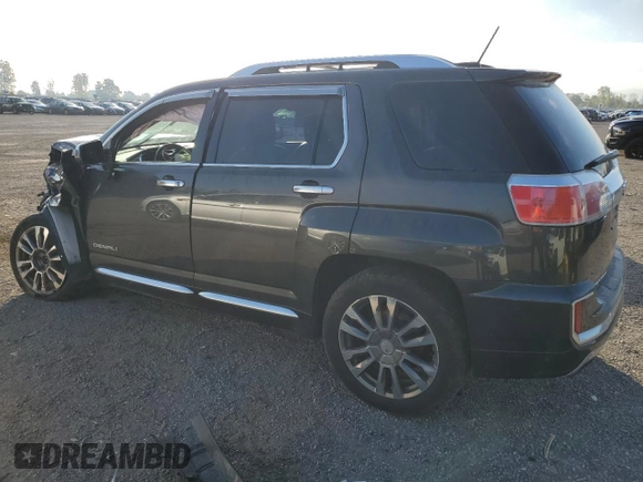 2017 GMC Terrain Denali z VIN 2GKFLVE37H6295543, wystawiony jako Copart lot #65916084 z przebiegiem Nie podano mil oraz Szkoda całkowita • Salvage title. Historia ofert i sprzedaży dostępna na DreamBid. Obrazek 2.