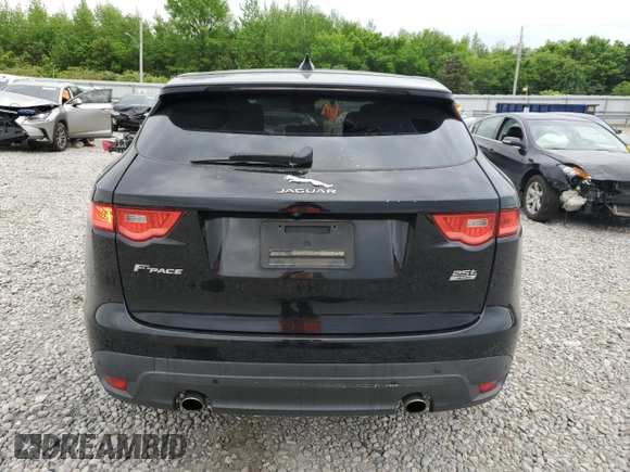 2019 Jaguar F-Pace 25t with VIN SADCS2FXXKA390615, listed as a Copart auction lot 54220435 with 108,687 mi miles and Clean title. Bid and sale history available at DreamBid. Image 6.