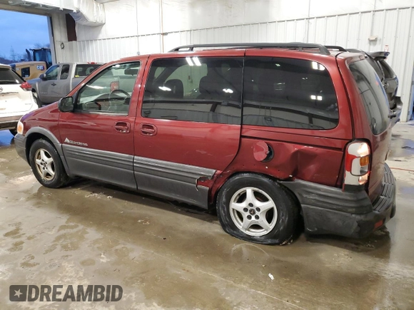 2000 Pontiac Montana z VIN 1GMDU03EXYD365251, wystawiony jako Copart lot #79131854 z przebiegiem 182 527 mil mil oraz Nie do naprawy • Non repairable. Historia ofert i sprzedaży dostępna na DreamBid. Obrazek 2.
