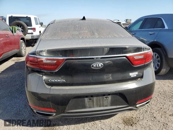 2017 Kia Cadenza Premium with VIN KNALB4J17H5073187, listed as a Copart auction lot 76198994 with 102,049 mi miles and Salvage Title. Bid and sale history available at carsss.com. Image 6.