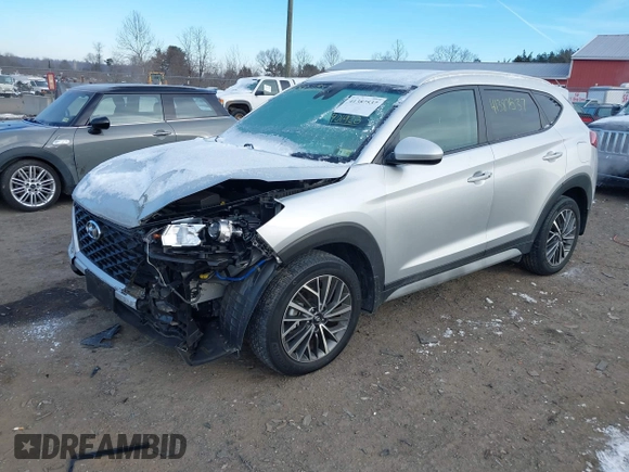 2019 Hyundai Tucson Ultimate with VIN KM8J3CAL7KU901928, listed as a IAAI auction lot 41387537 with 20,448 mi miles. Bid and sale history available at carsss.com. Image 17.