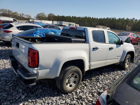 2022 Chevrolet Colorado 2WD Work Truck with VIN 1GCGSBEN9N1333422, listed as a Copart auction lot 42494425 with 77,822 mi miles and Salvage Title. Bid and sale history available at carsss.com. Image 3.