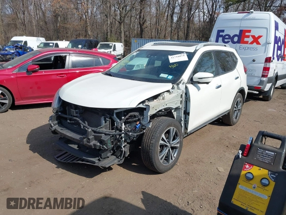 2017 Nissan Rogue SV with VIN 5N1AT2MV5HC873598, listed as a IAAI auction lot 41718074 with 63,467 mi miles. Bid and sale history available at carsss.com. Image 18.